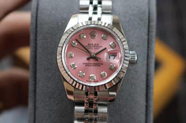 pink rolex datejust watches hot sale replica for lady