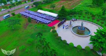 Bird eye view of The 20th anniversary